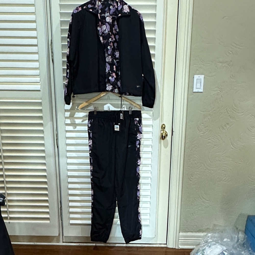 Puma by Tabitha Simmons Black Track Suit. Reversible Jacket. S NWT